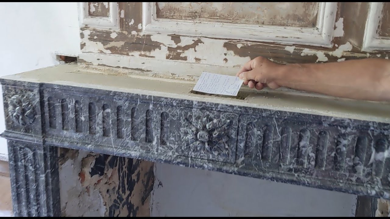 La chapelle 2 - Restauration de la cheminée et message scellé dedans pour les futures générations !