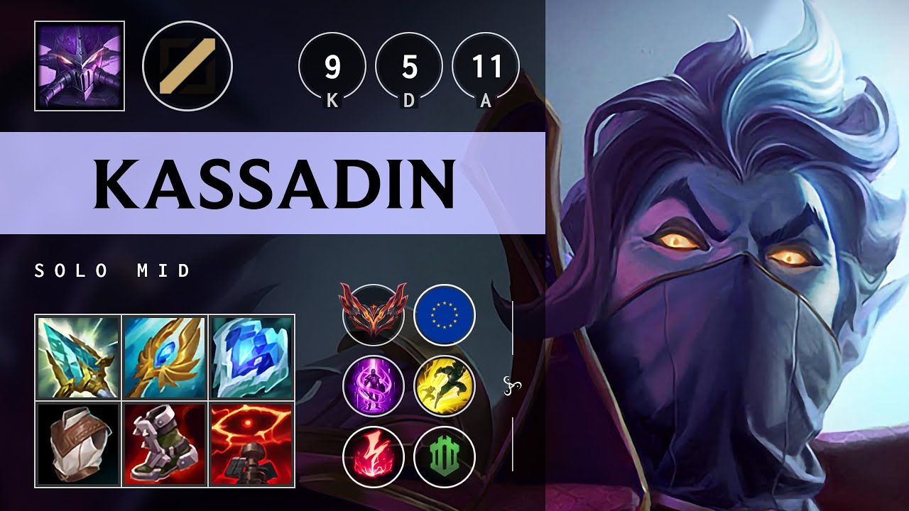 Kassadin Mid vs Katarina: Unstoppable - EUW Grandmaster Patch 14.23