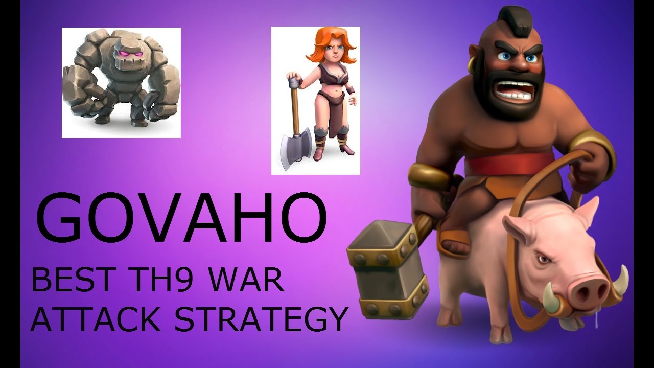 TH9 BEST ATTACK STRATEGY - GOVAHO