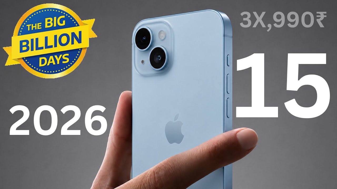 iPhone 15 Price In 2026 Big Billion Days 🔥 iPhone 15 BBD Sale 2026 | iPhone 16 Flipkart BBD Sale