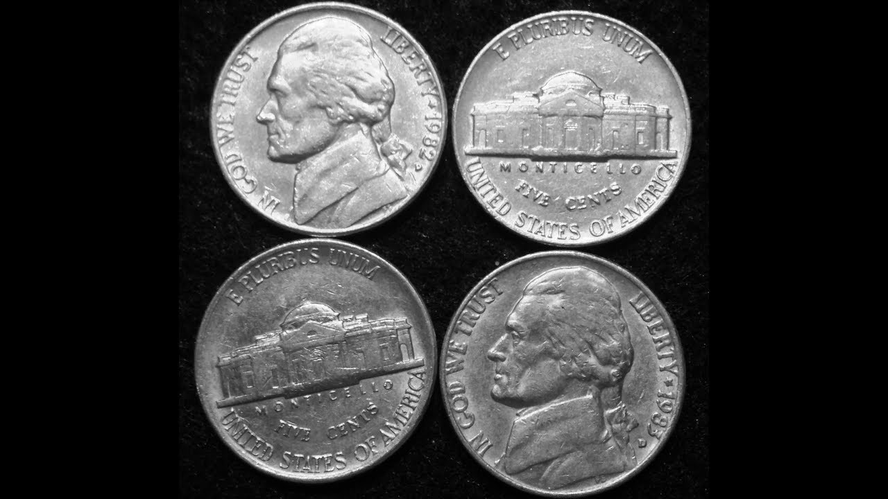 Rare Nickels From The 1980s - No Mint Sets Made In 1982 & 1983