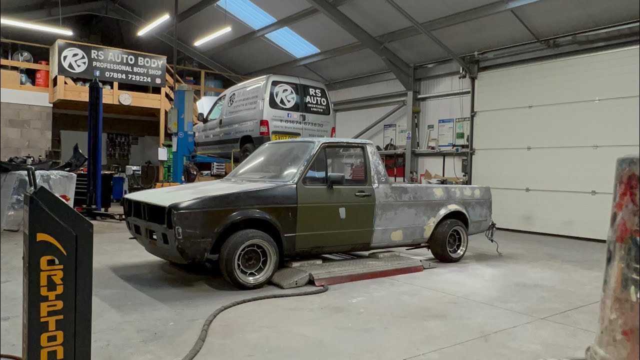 Mk1 Caddy restoration pt2 rear quarter repair