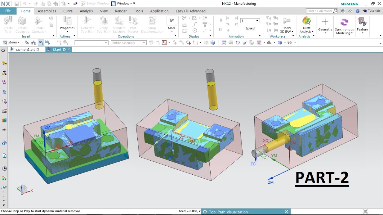 #NX CAM #Multi Side Toolpath #Multi MCS Toolpath #Part - 2