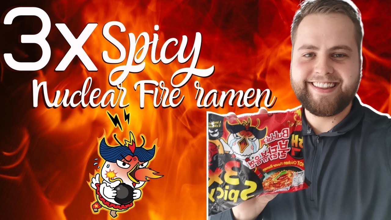 3X Spicy nuclear noodles Challenge limited edition Samyang ramen 3 x 핵 불 국수 도전