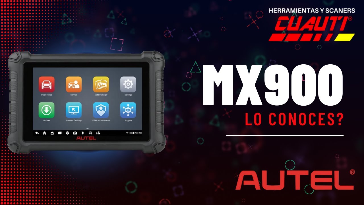 Conoce el NUEVO scaner AUTEL MX900