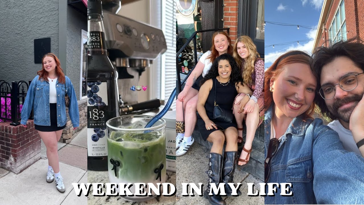 cozy weekend in my life vlog: easy meals at home, how I do my nails, pretzel festival