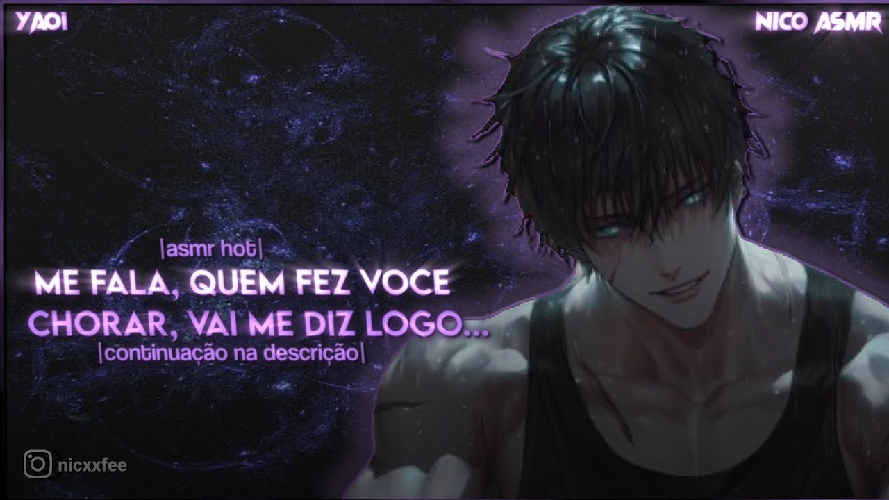 [ASMR] Valentão te acolhendo após te fazerem chorar... [YAOI]