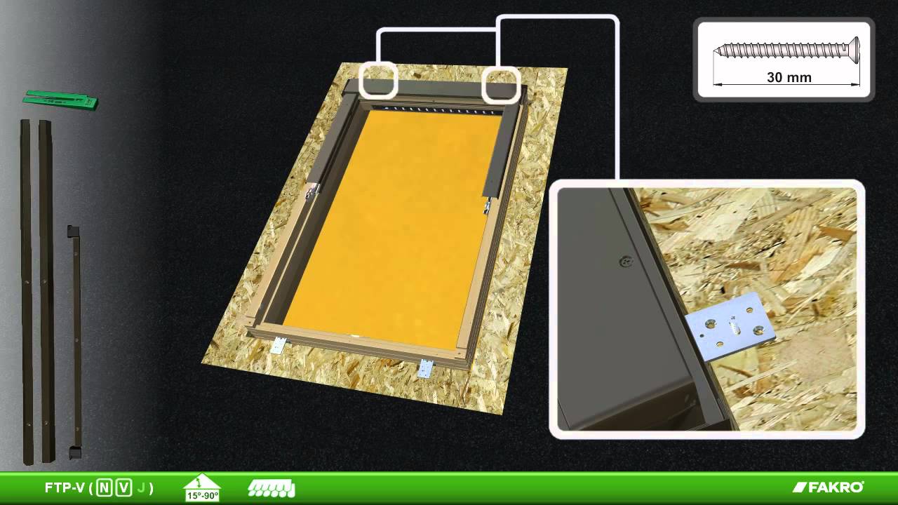 FAKRO roof windows - FTP-V and ESV (shingle)