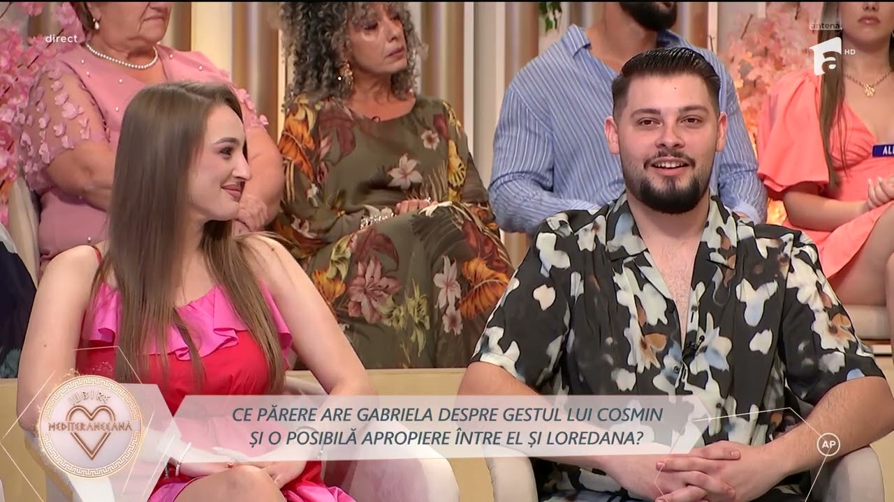 Ce a discutat Loredana cu Cosmin după ce a primit trandafirul