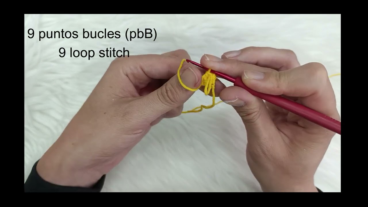 Punto bucle / Loop stitch (para tus amigurumis)