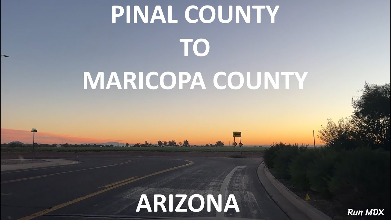 Driving from Pinal County to Maricopa County!
