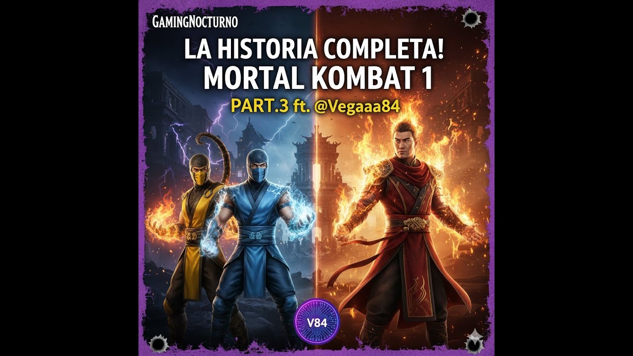 GAMINGNOCTURNO ::: MORTAL KOMBAT 1 ::: GAMEPLAY HISTORIA (capítulos 7 - 9)