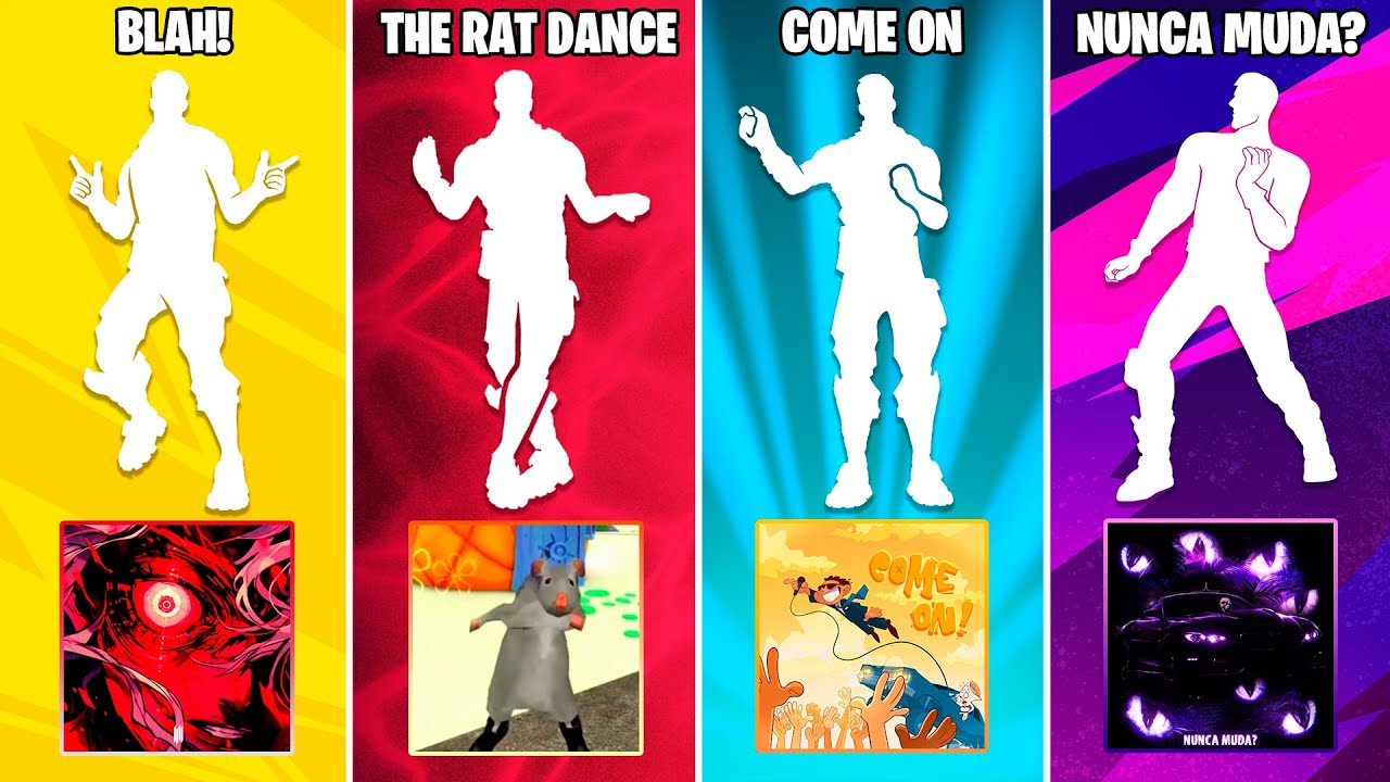20 ILLEGAL TikTok Dances In Fornite (The Rat Dance, Come On, Discobeast..)