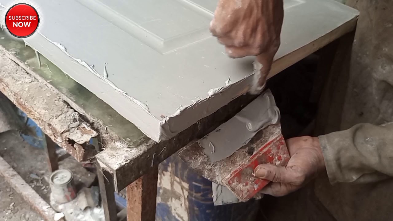 How to make side Of the Fiber  Glass Door