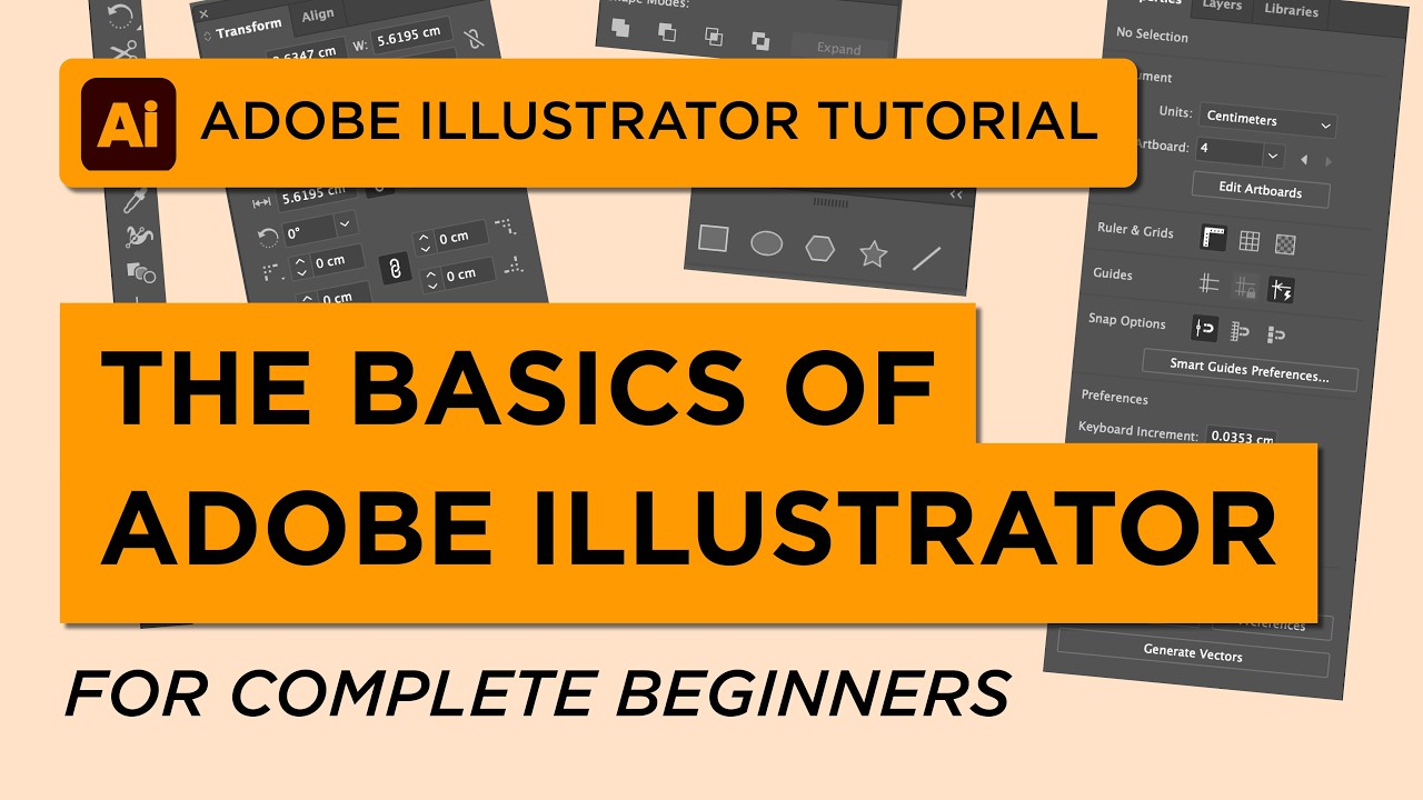 Adobe Illustrator Beginner Tutorial