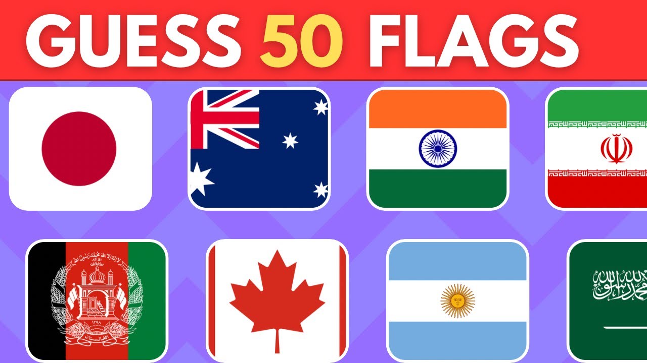 Guess 50 Flags In 5 Seconds | Quiz | QuizNGame