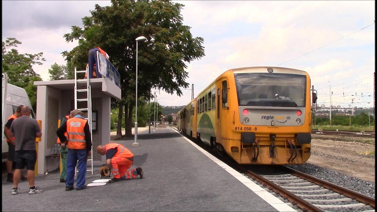 Praha-Bubny Vltavská: první den provozu nové zastávky | New railway station Praha-Bubny Vltavská