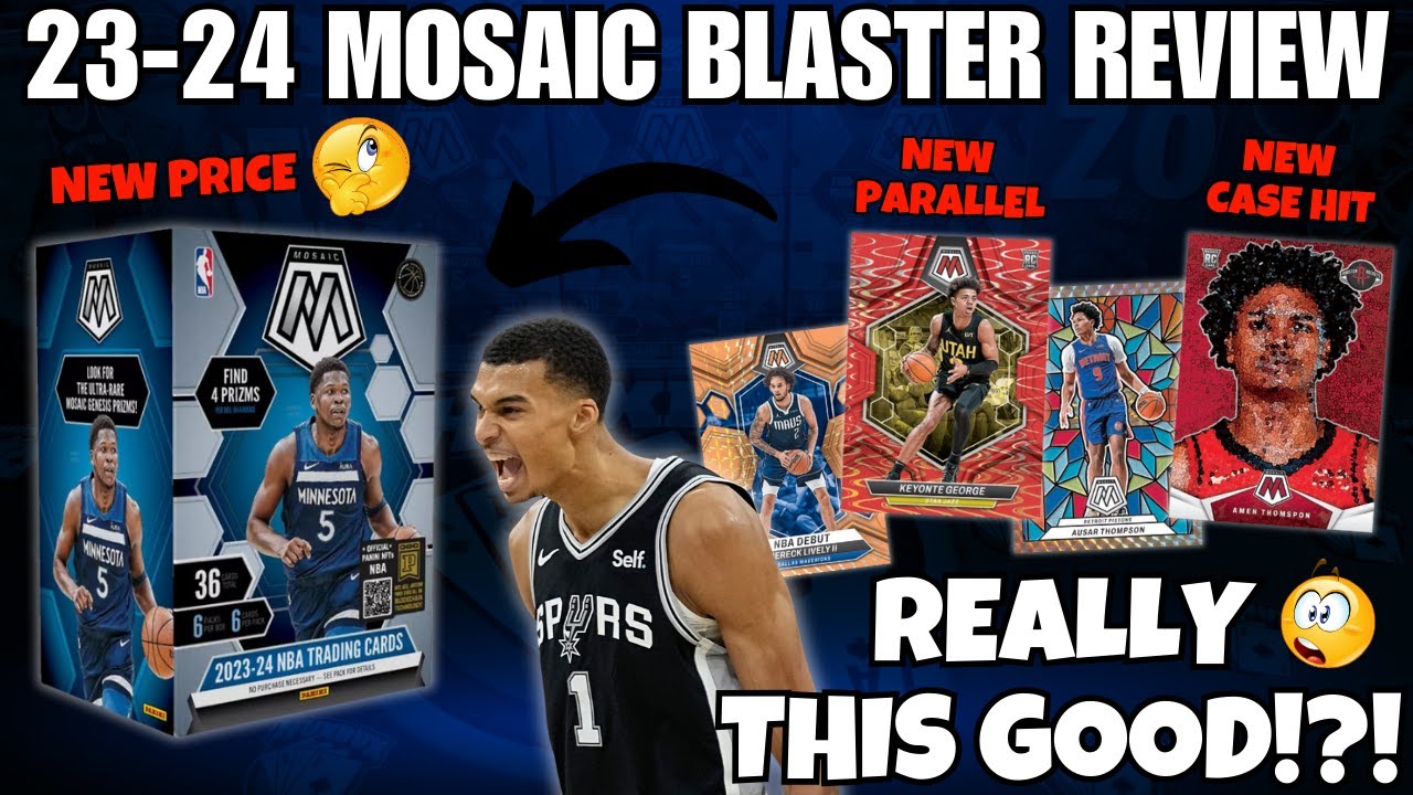 SOME MAJOR IMPROVEMENTS🚨 + BIG HITS!💥 PRODUCT REVIEW: 2023-24 Panini Mosaic Basketball Blaster Box
