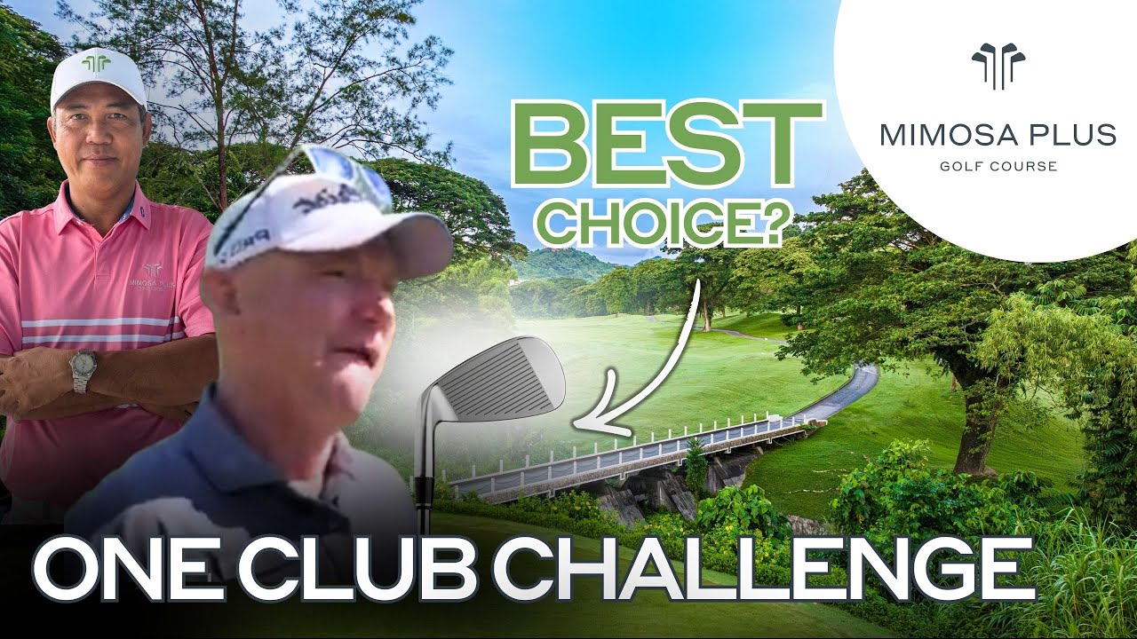 Golfing in Clark with just 1 club?  |  Mimosa Plus Golf TV