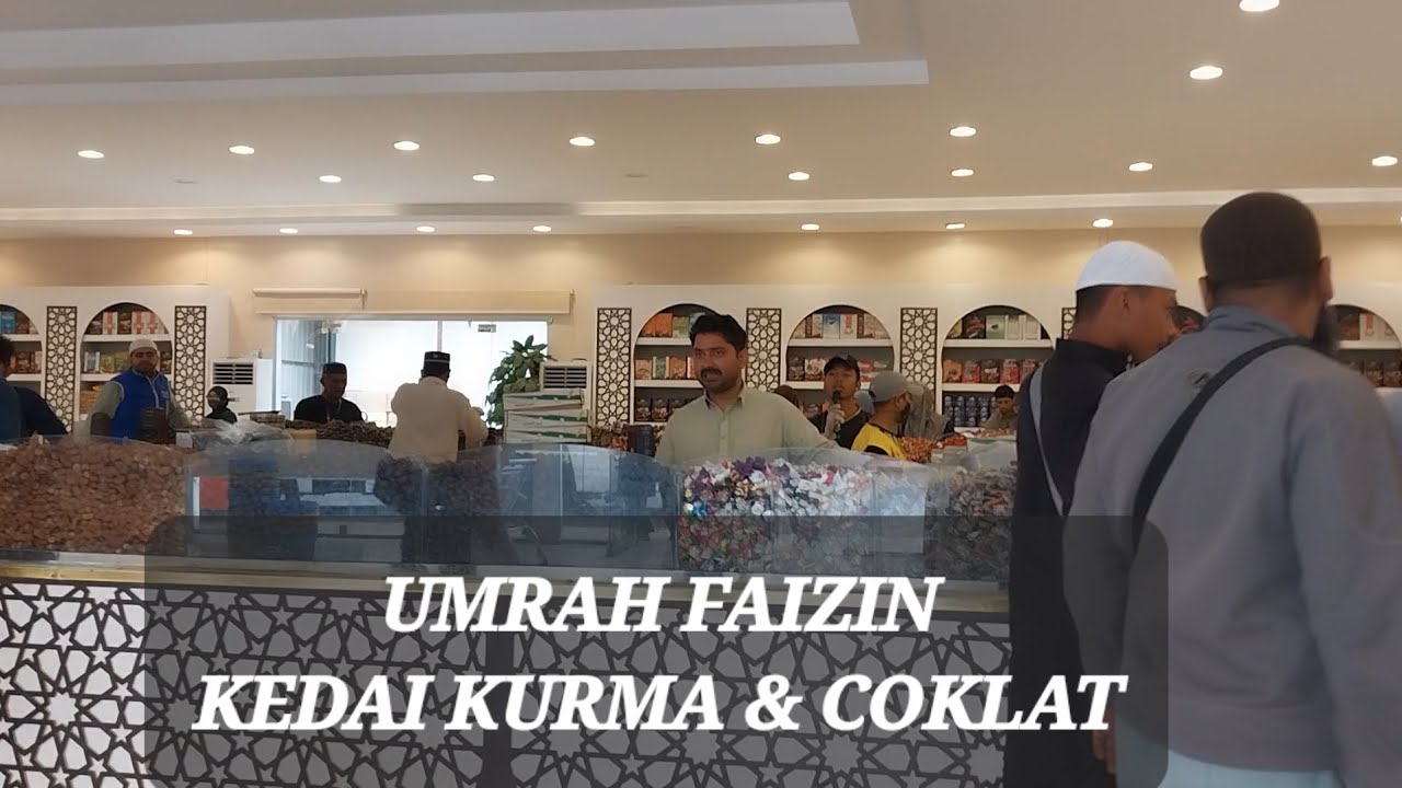 Kedai Kurma Aryaf Taibah dlm Ladang Kurma di Madinah.