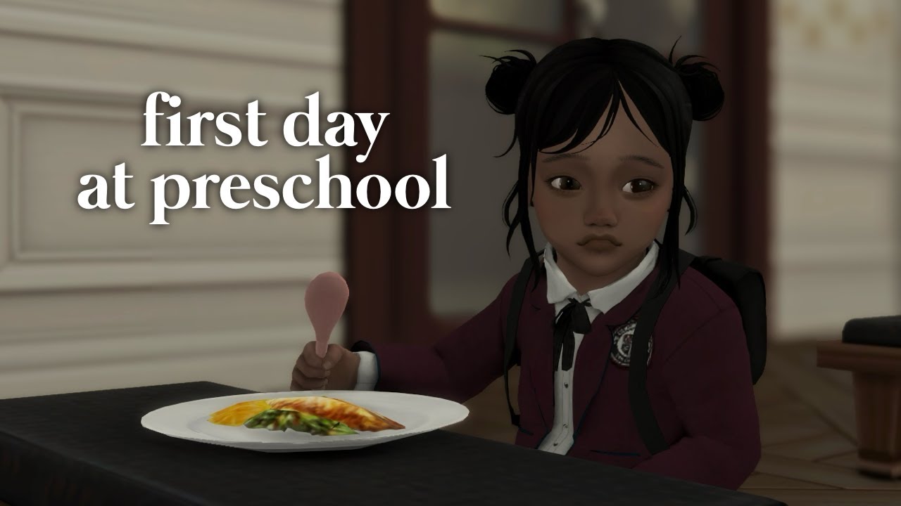 mayumi's first day at the britechester private preschool | the sims 4