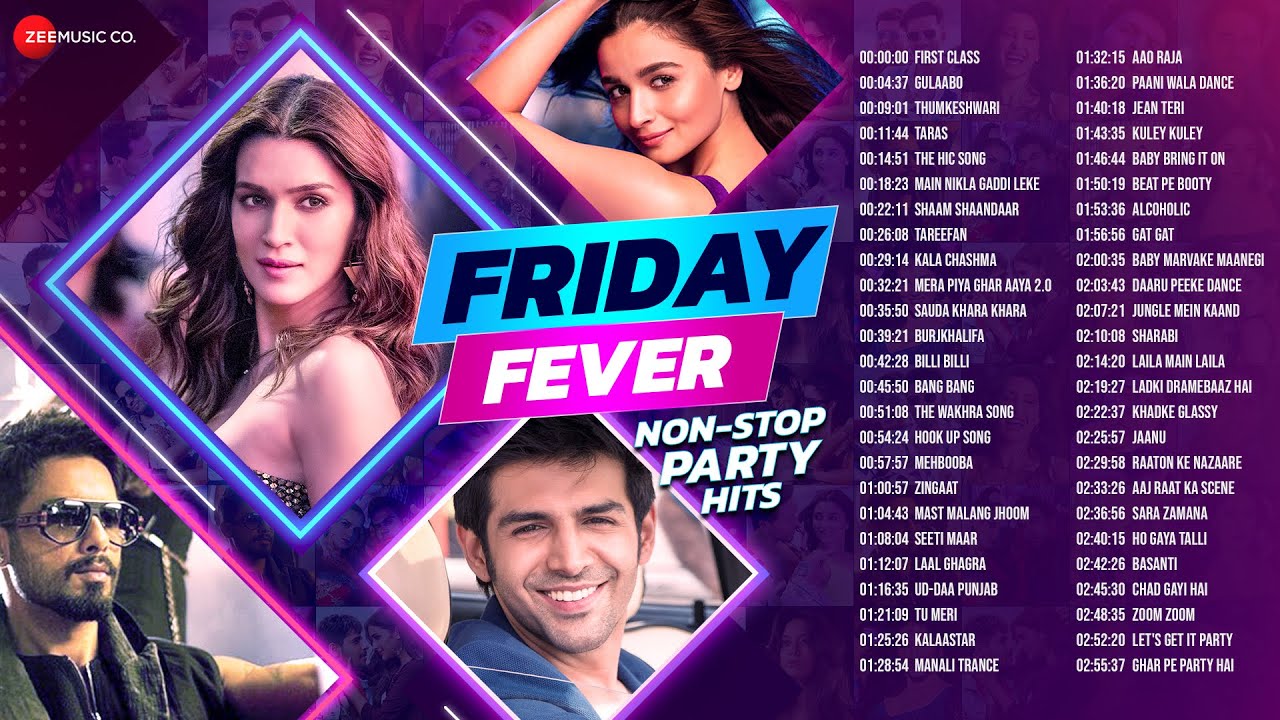 Friday Fever Non Stop Party Hits | Zingaat, Bang Bang, Taras, Kalaastar, Kala Chashma & More