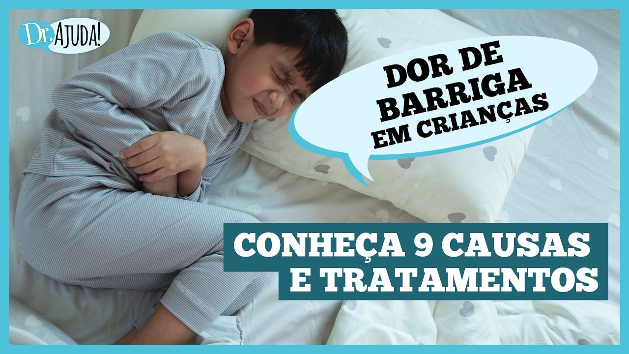 Causas de DOR DE BARRIGA nas crian&ccedil;as