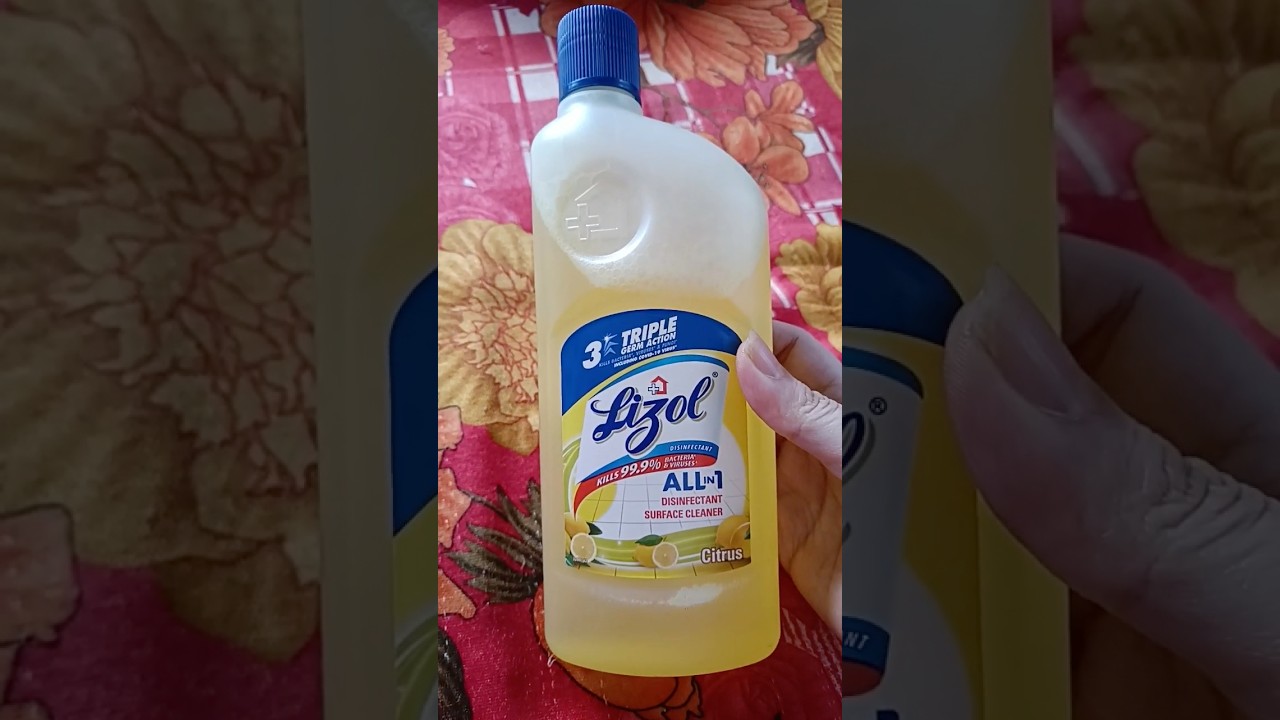 Lizol disinfectant surface cleaner 