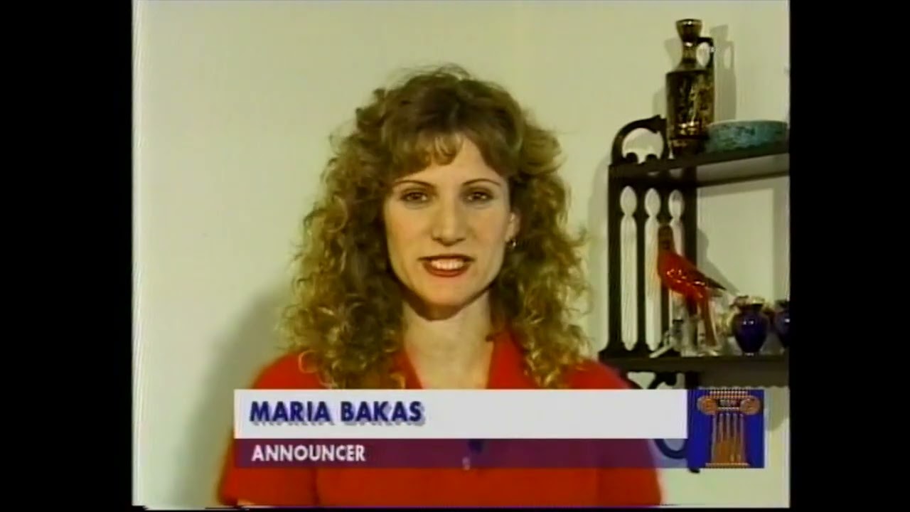 Announcer Maria Bakas 1998