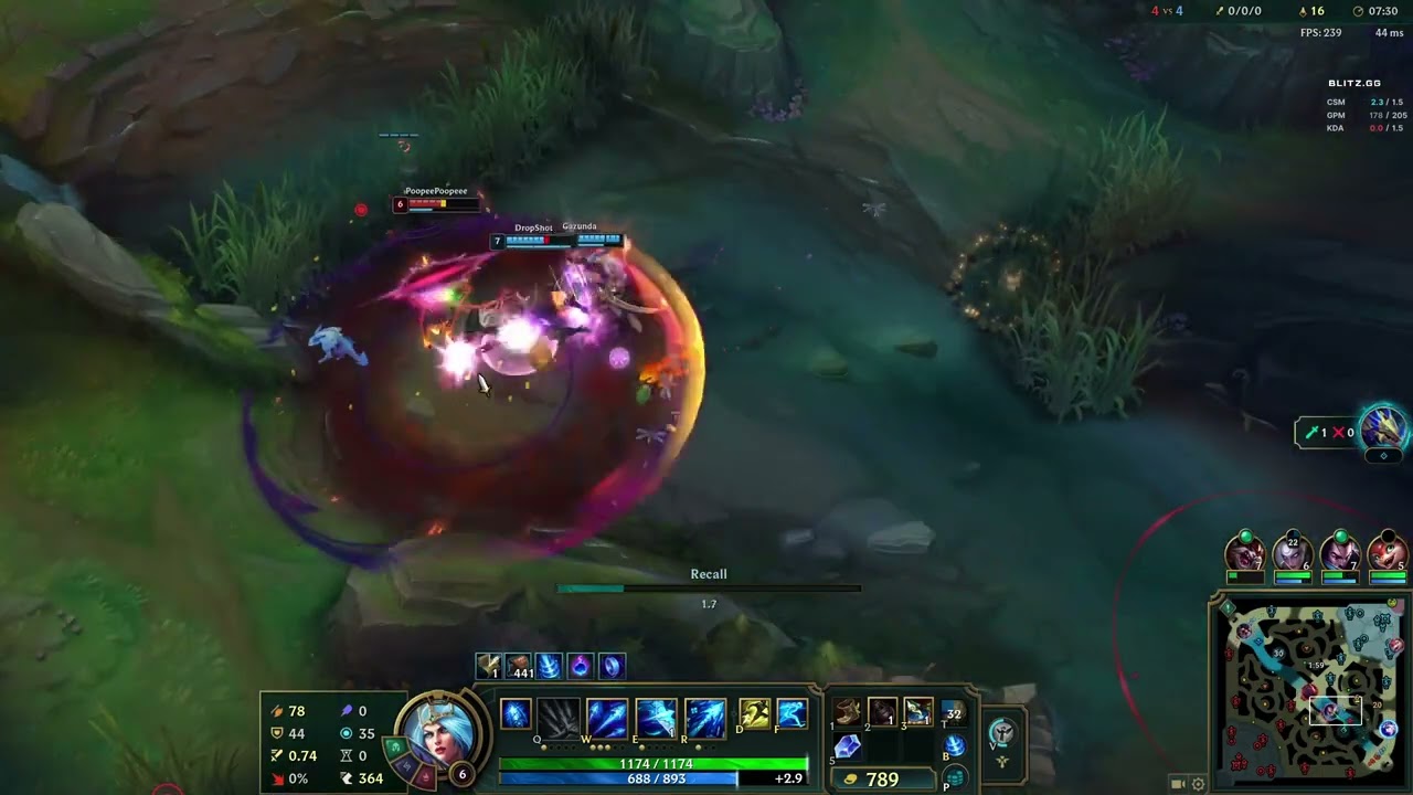 AP Ashe Support with Big Snipes vs Draven and Yuumi Bot