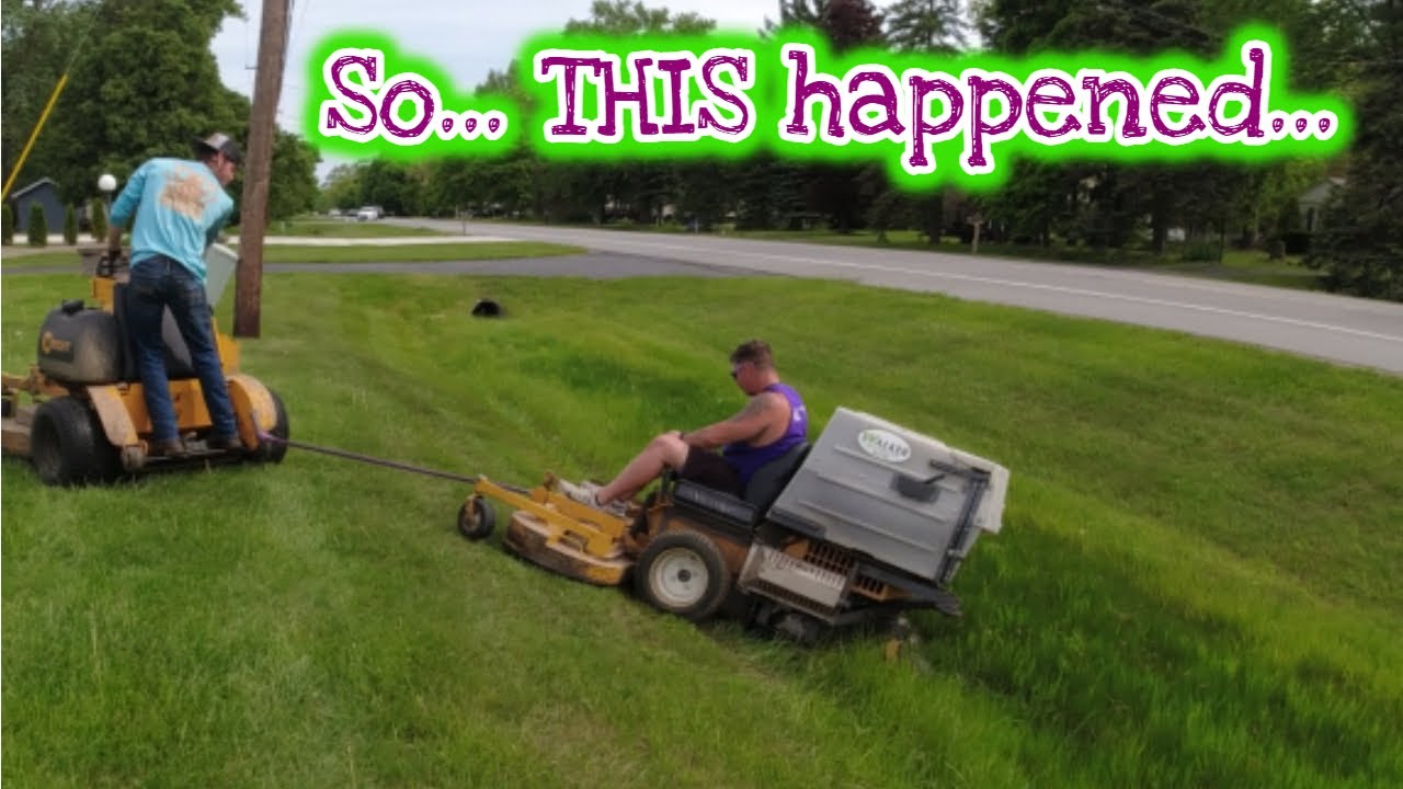 Mowing OVERGROWN fields