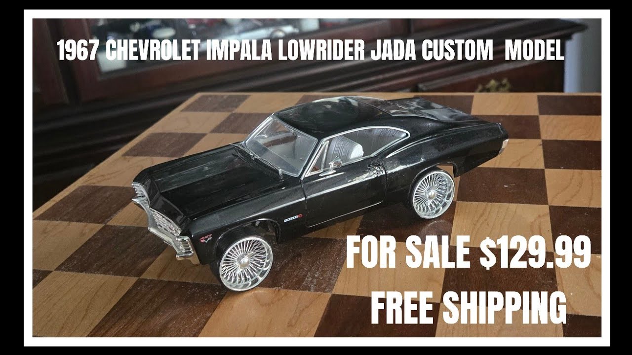 FOR SALE 1968 CHEVROLET IMPALA HOTROD CUSTOM MODEL 1:24 SCALE 