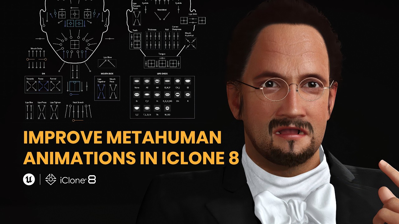 Как я исправляю лица MetaHuman Animator с помощью HD Face Control в iClone 8 (пошаговое руководство)