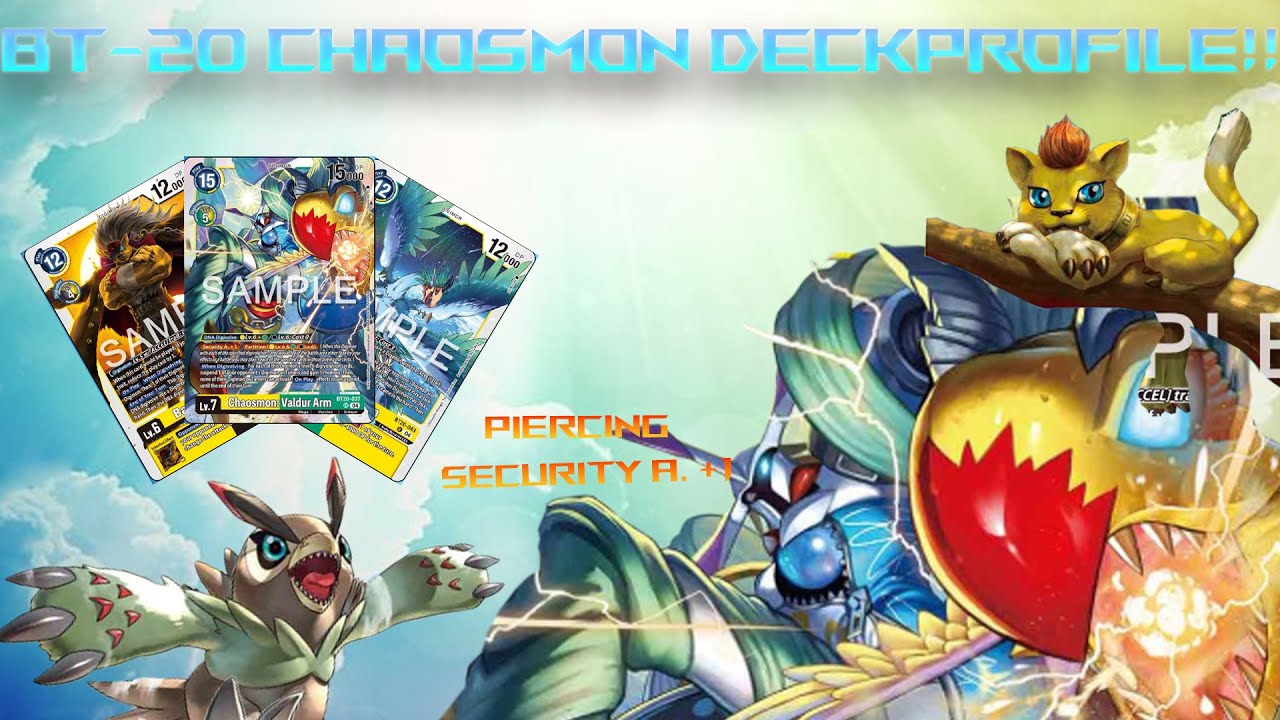 BT 20 Chaosmon deck profile potential!!