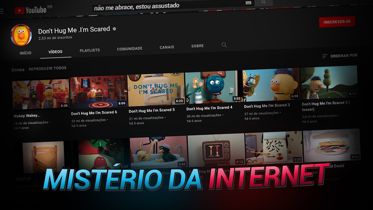 Investigando: NÃO ME ABRACE, EU ESTOU COM MEDO