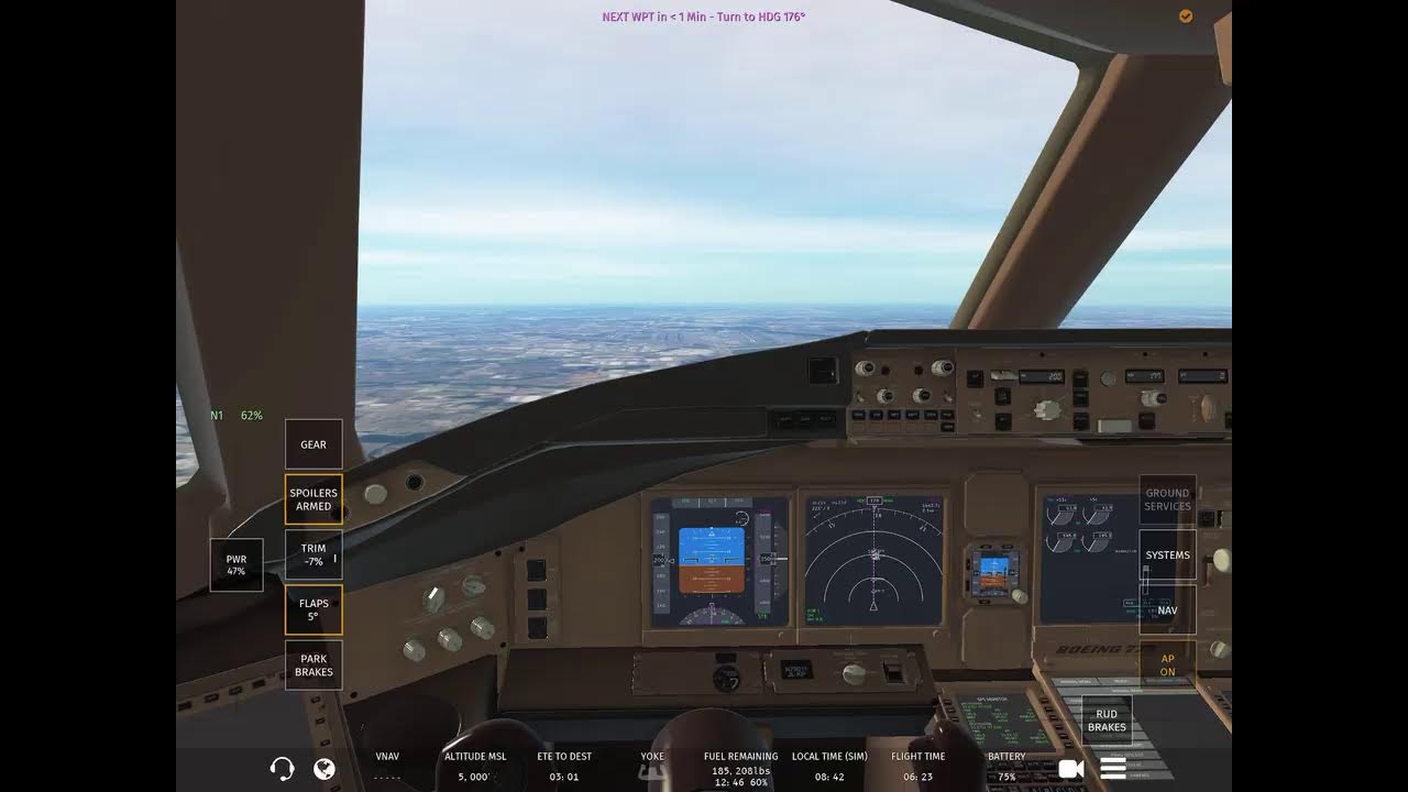 2026 Infinite Flight Simulator PHNL-KDFW EXPERT* FULL FLIGHT IPAD