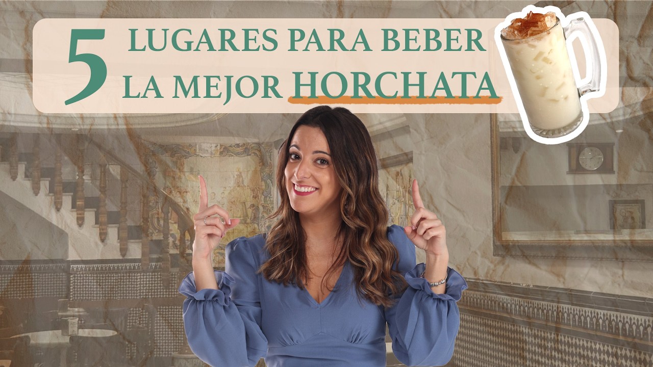 🥛 ¡Ven a tomar la verdadera horchata a Valencia!