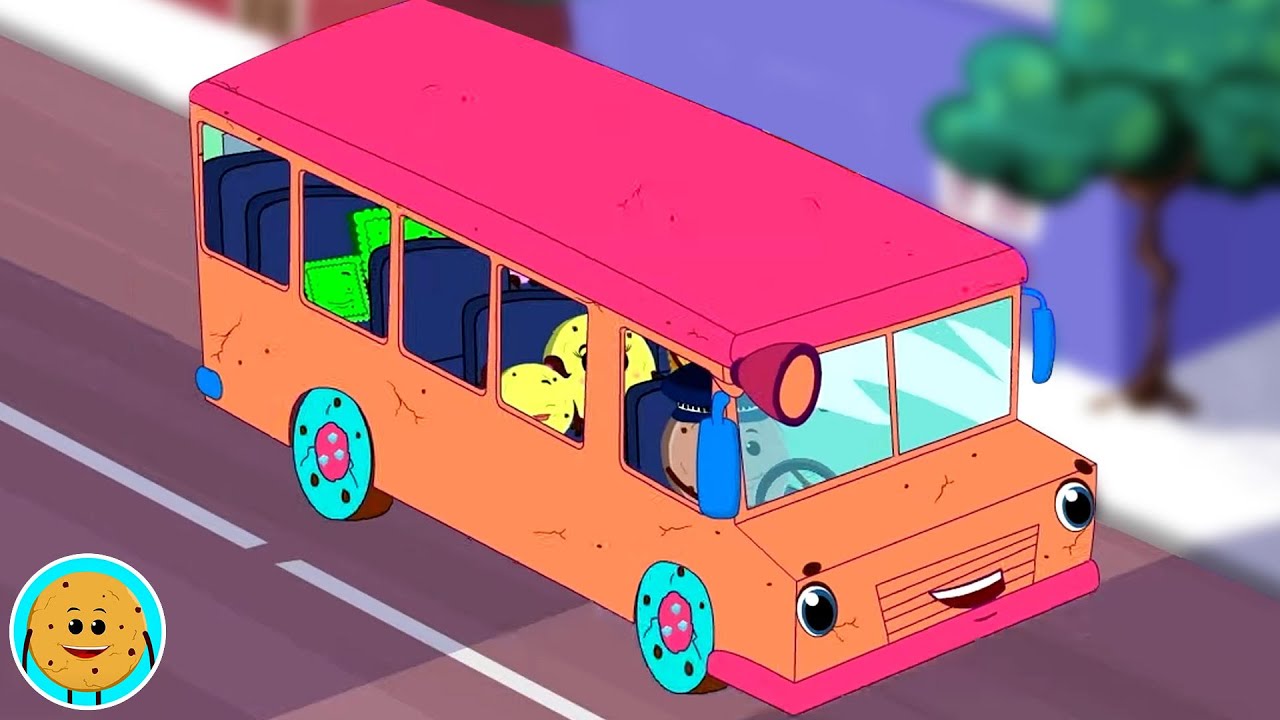Wheels On The Bus, School Bus and Nursery Rhyme for Babies