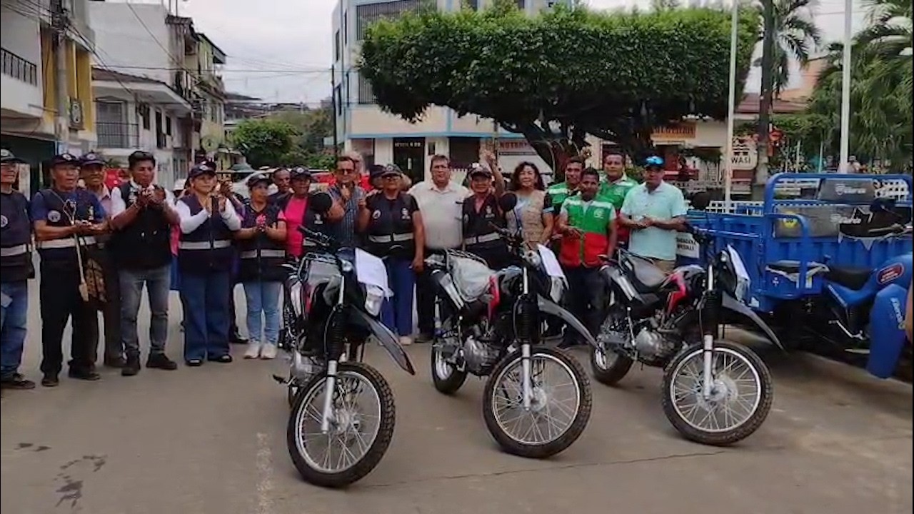 Entregan motocicletas a rondas campesinas para fortalecer la seguridad ciudadana