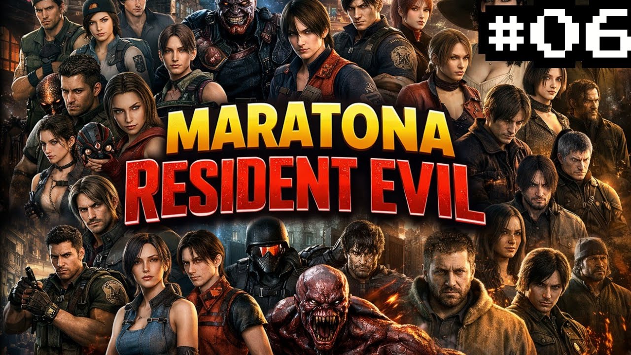🔴Maratona RESIDENT EVIL DIA 6: ResidentEvil 2!!!!