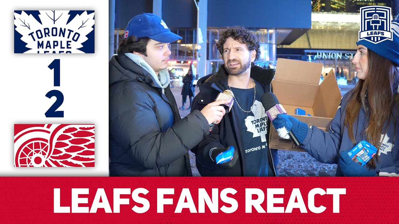 Oreo Central | Leafs Fans React | Leafs 1-2 Red Wings