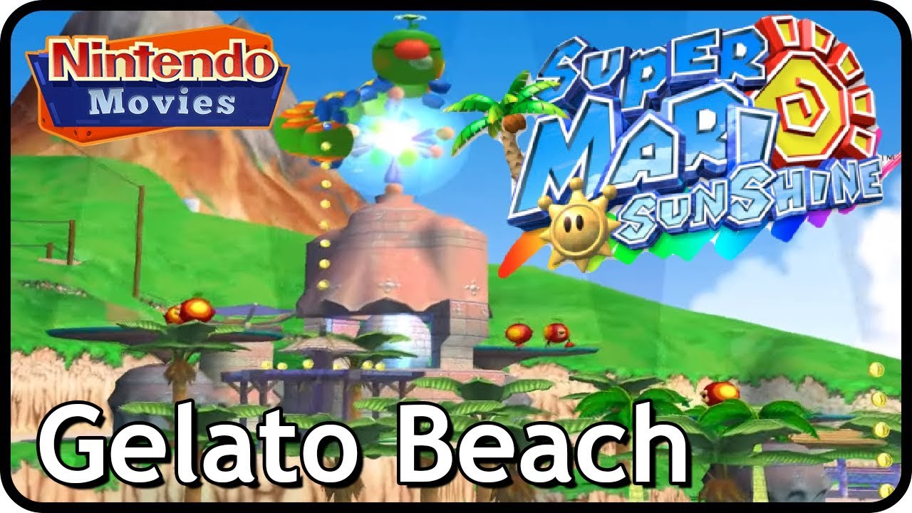 Super Mario Sunshine - Gelato Beach (100% Walkthrough)