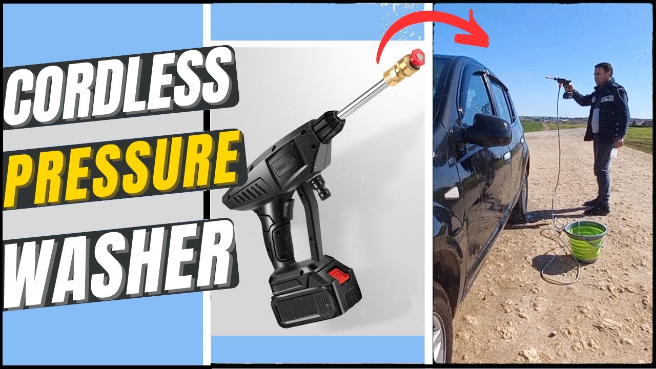 Cordless Pressure Washer Unboxing and Testing | Are Wireless Power Cleaners Worth it? Car Wash Case.