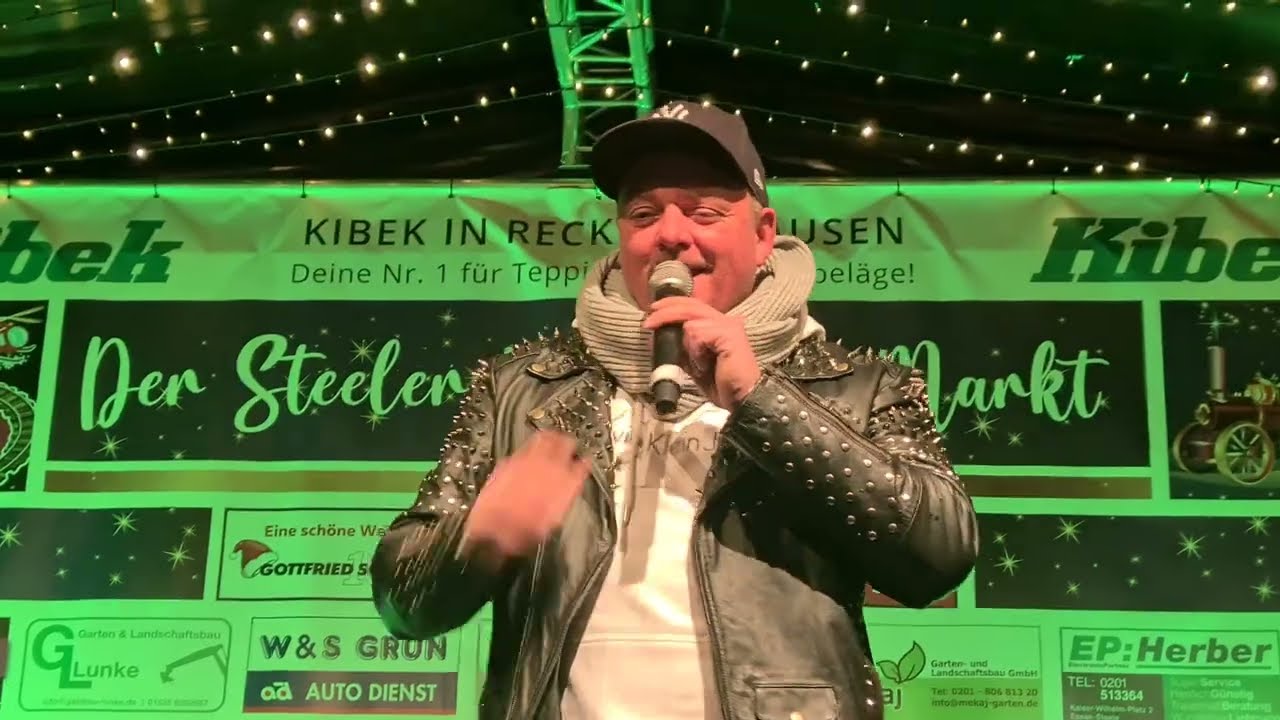 André Fuest 21.12.2024 auf dem Weihnachtsmarkt in Essen Steele (kompletter Auftritt)
