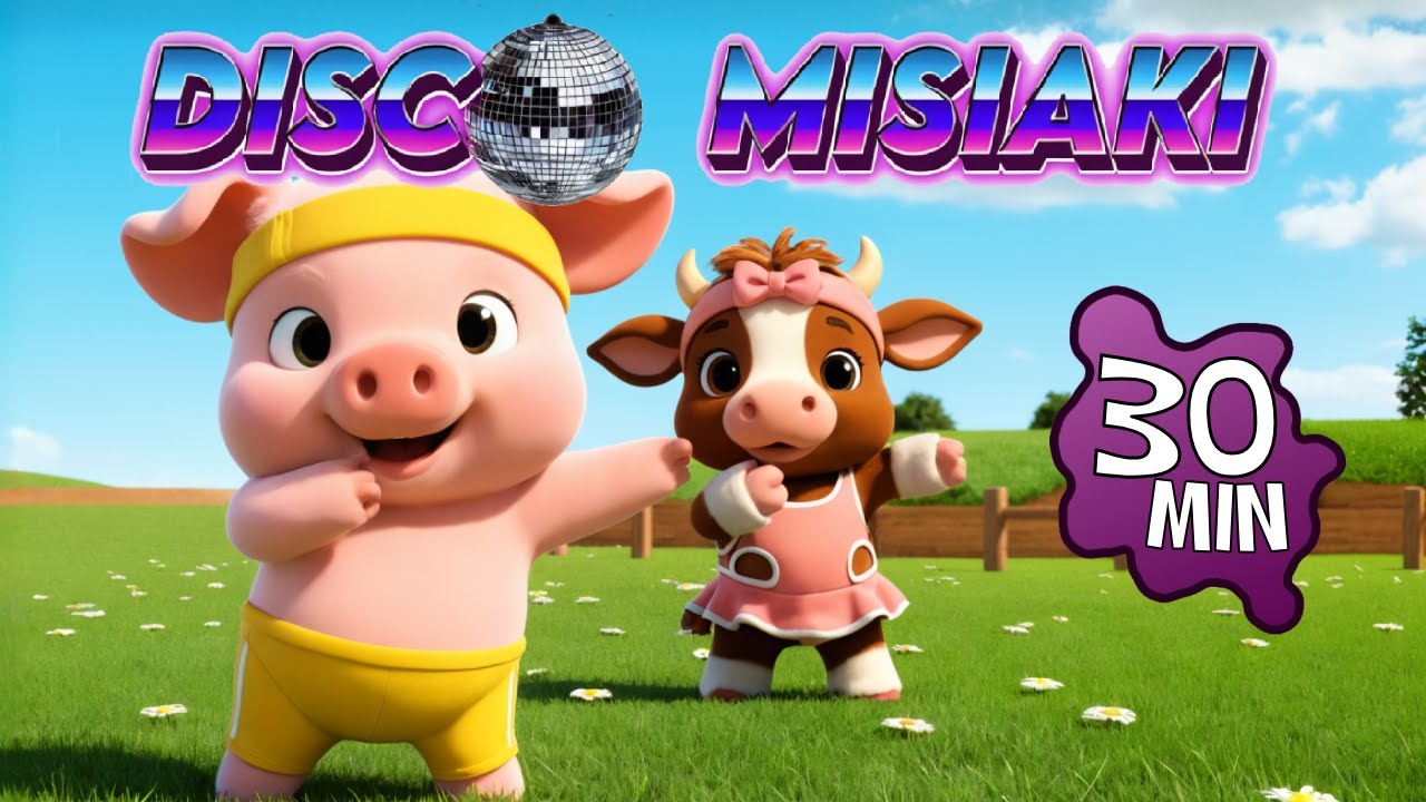 Taneczny mix piosenek dla dzieci na andrzejki - Disco Misiaki - 30 minut