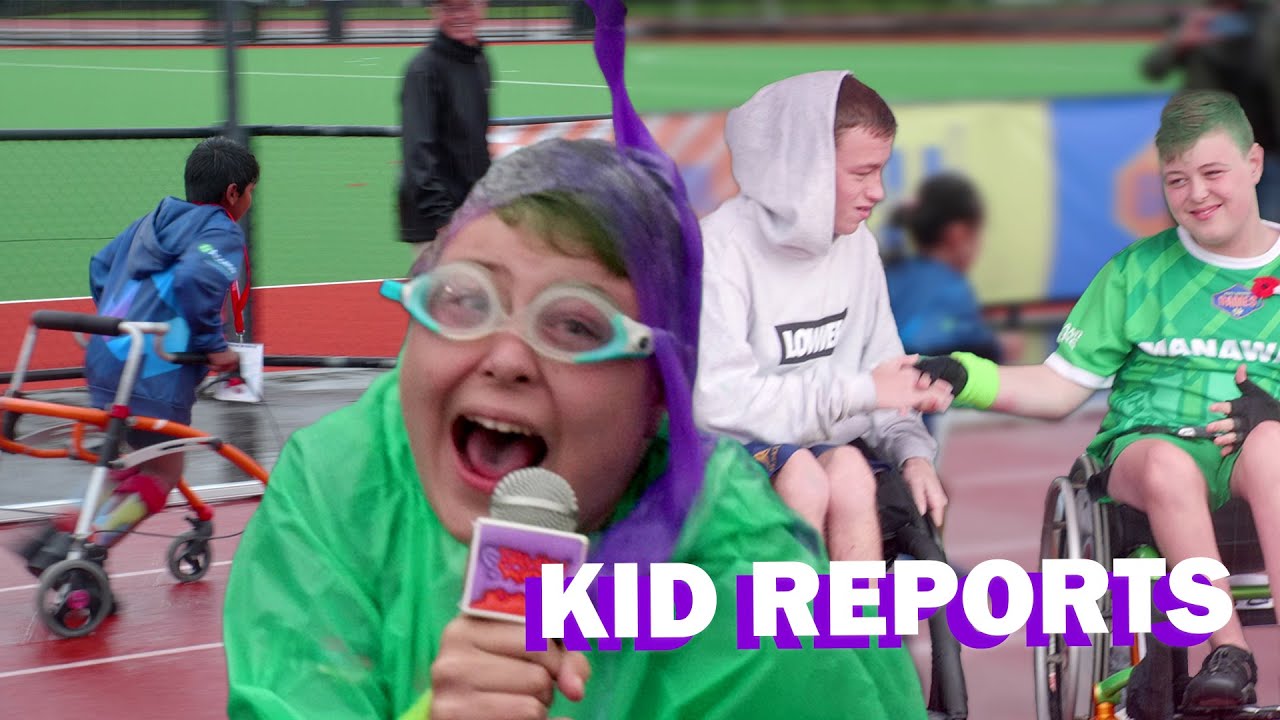 Jakob interviews Eliza Mccartney at the Halberg games! | What Now? Kid reports