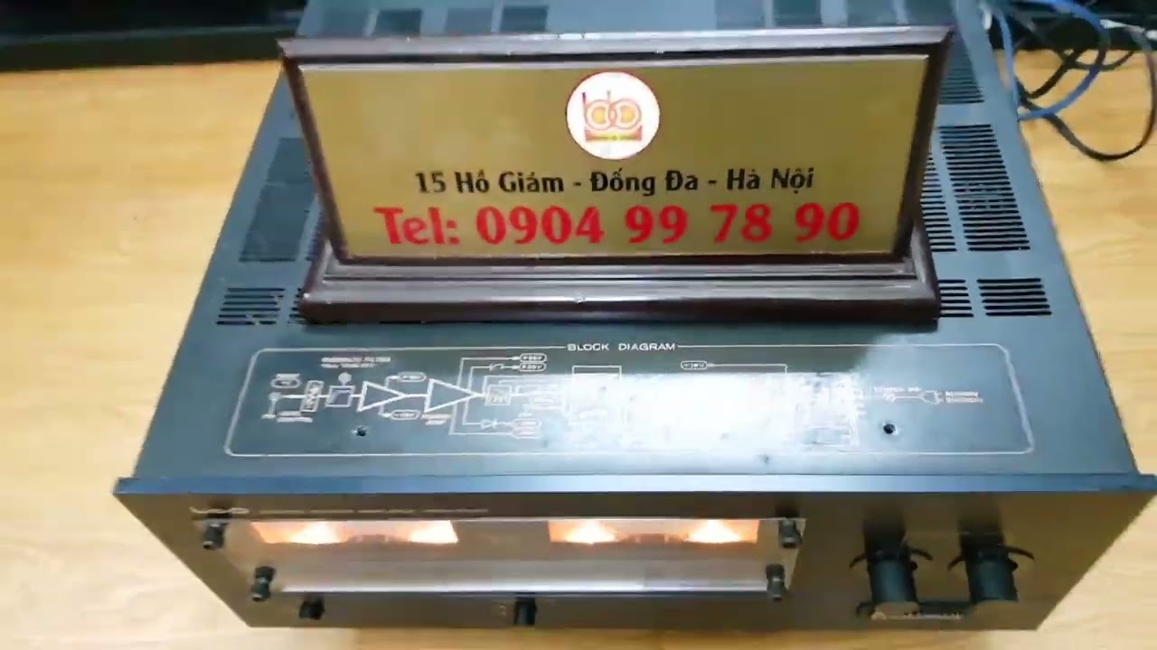 POWER 2 đèn vu TO - ĐẸP  Model: LOD HMA-8300, Chạy 8 sò MosFet, chất âm ngọt ngào.. LH: 0904997890