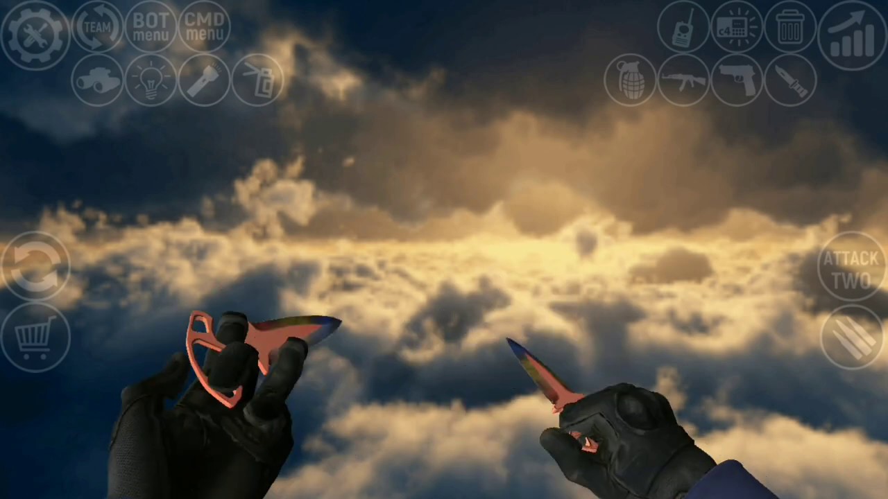 CS 1.6 Android & PC | CS:GO Marble Fade Knives [Showcase]