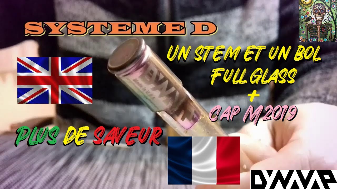 Dynavap Cap M 2019 + Stem Bol en verre - Un Max de Saveurs