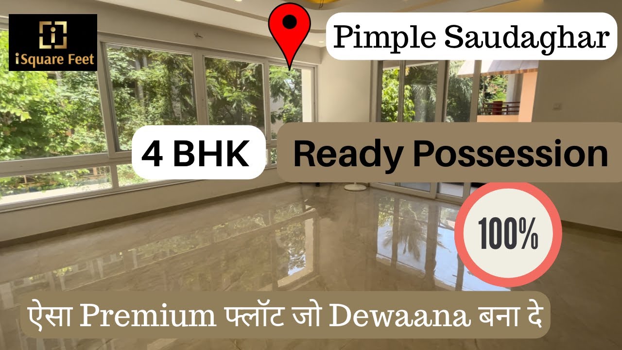 Pimple Saudaghar Luxury 4 BHK  | 4BHK Ready to Move | Ready to Move | 7767046046 / 7738706052.